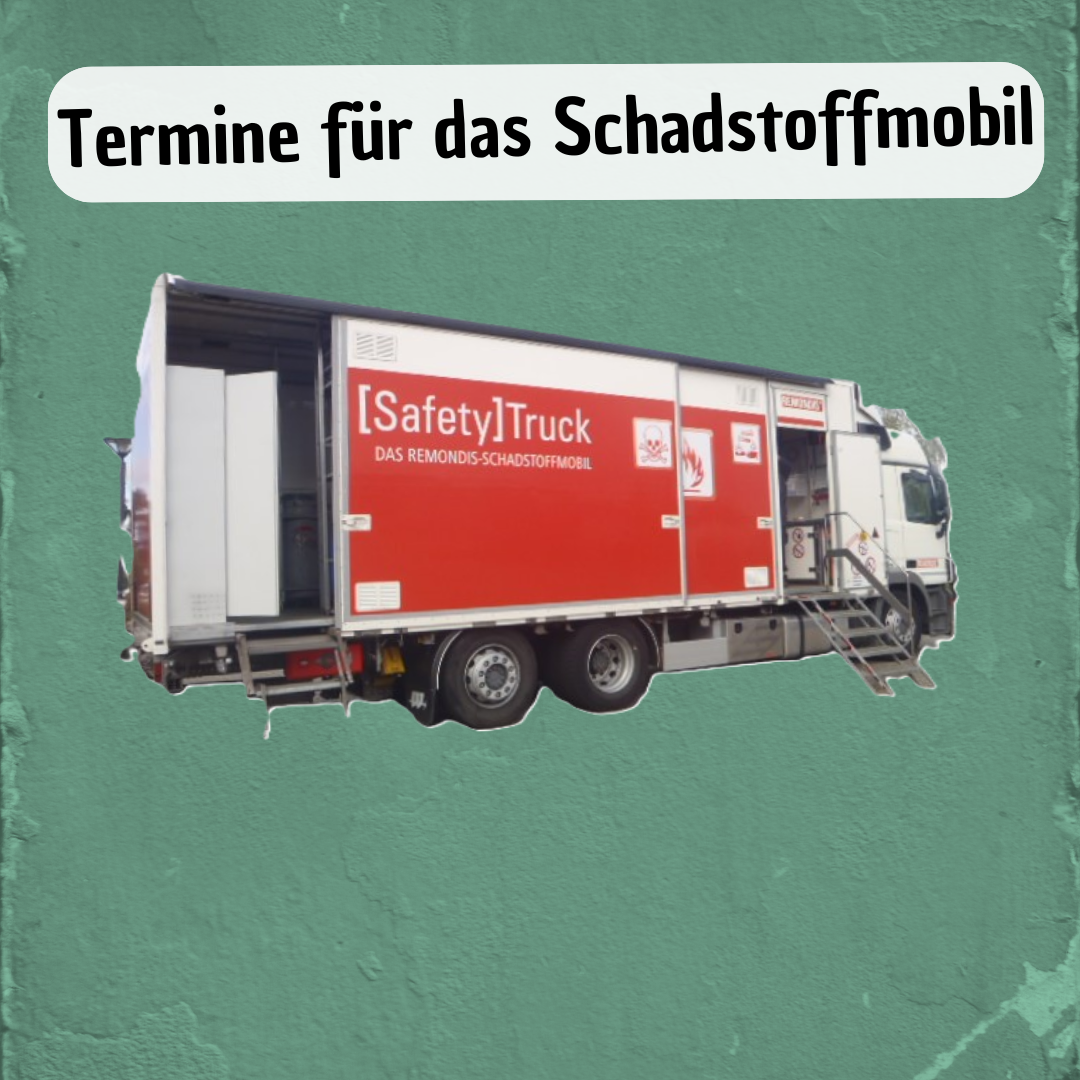 Termine für das Schadstoffmobil